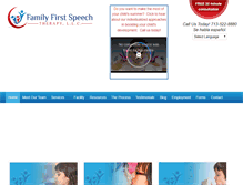 Tablet Screenshot of familyfirstspeech.com